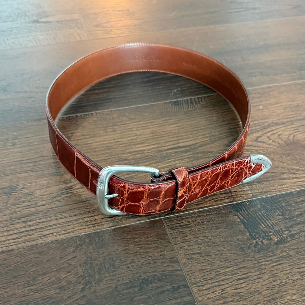 Polo by Ralph Lauren genuine, American alligator Belt.